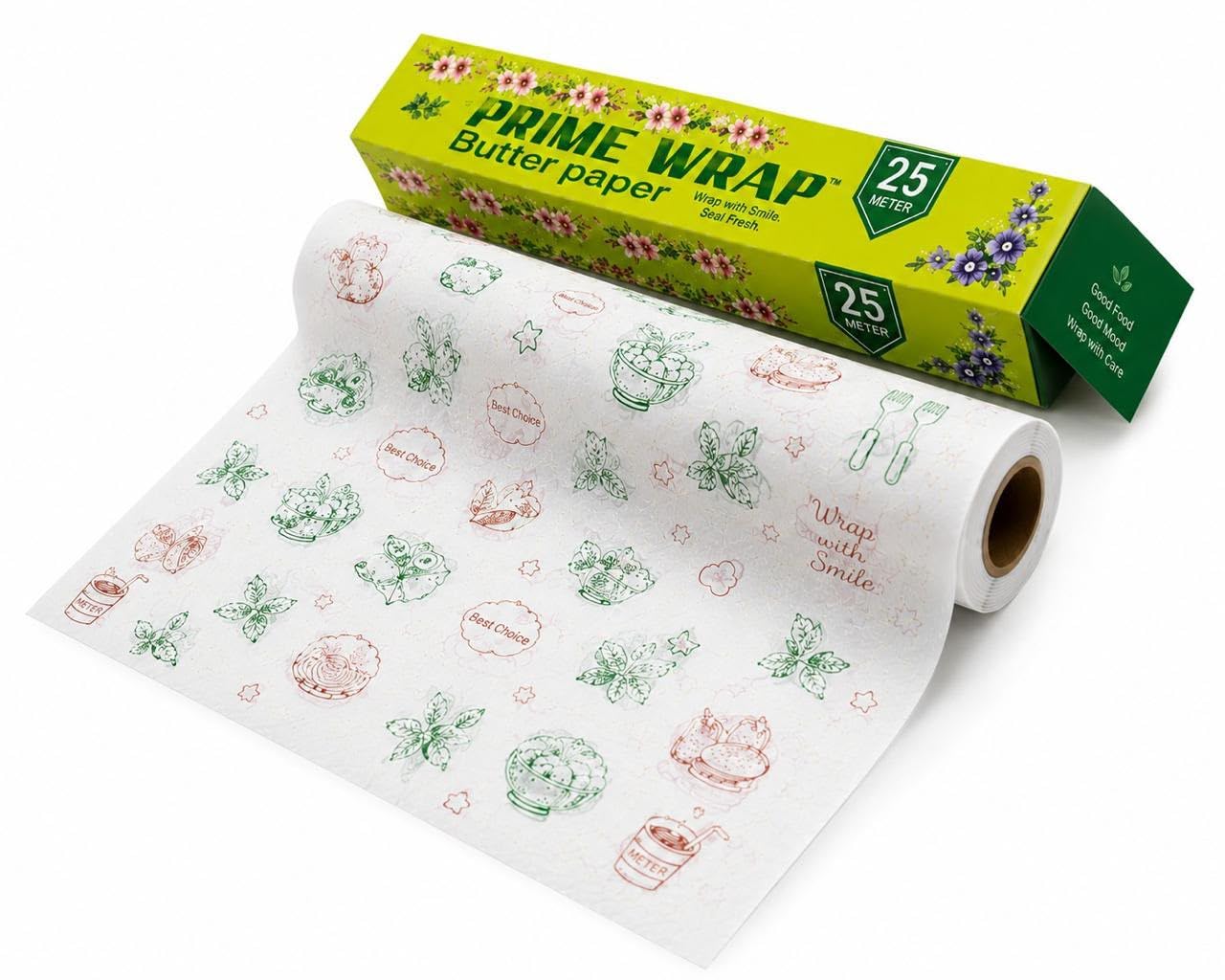 Butter Paper Roll 25 Meter, 11 Inch Width | Food Grade & Safe, Non-Stick Surface-image-21