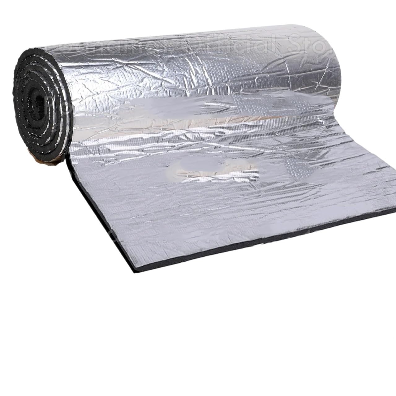 Automobile Insulation 200x50cm Car Sound Deadener Mat Auto Thermal Deadening Noise Insulator(200x50cm 10mm Silver)
