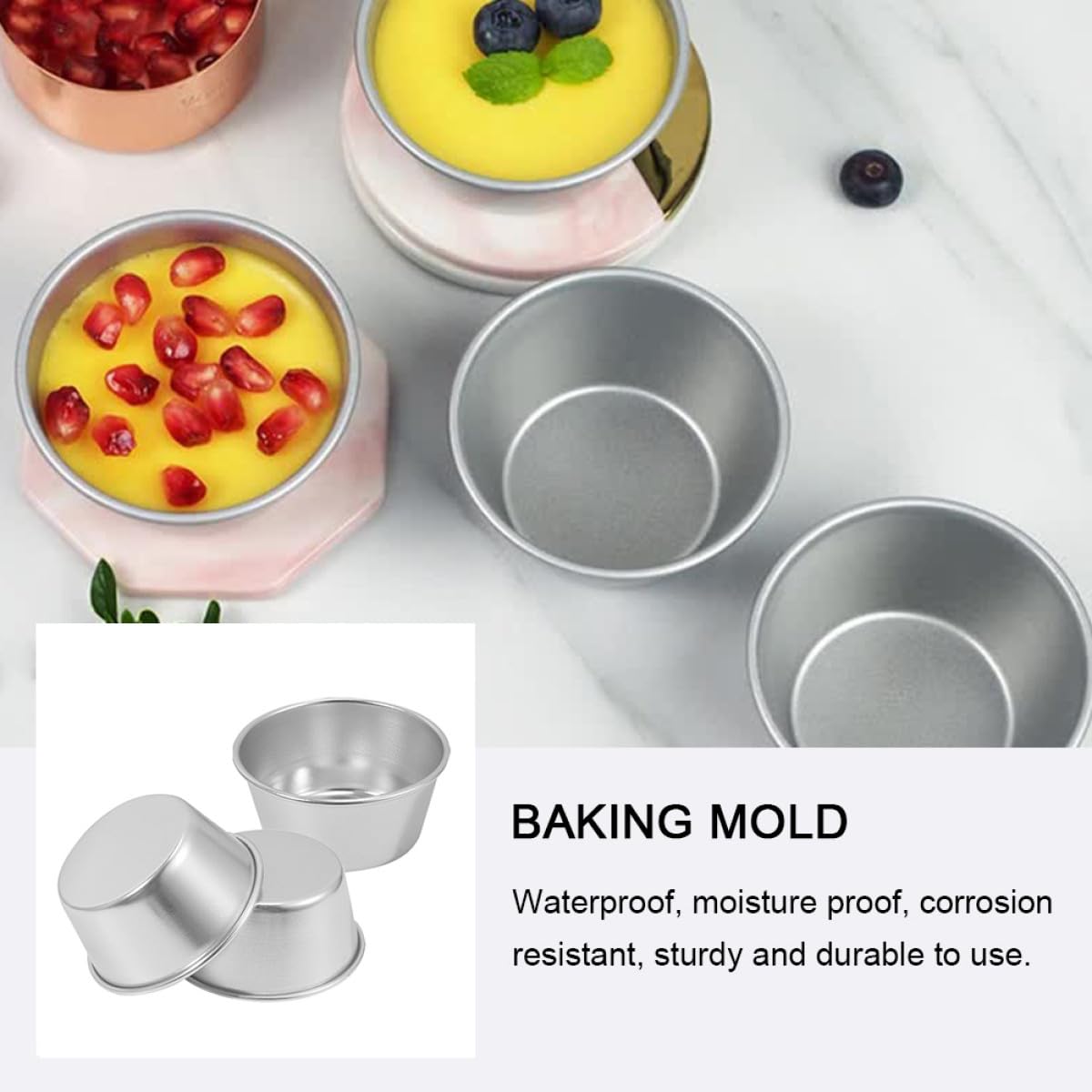 STOBAZA 3 Piezas Molde para Tartas Desmontable de Acero al Carbono, Antiadherente y Resistente a Altas Temperaturas, Adecuado para Panaderías y Repostería Creativa