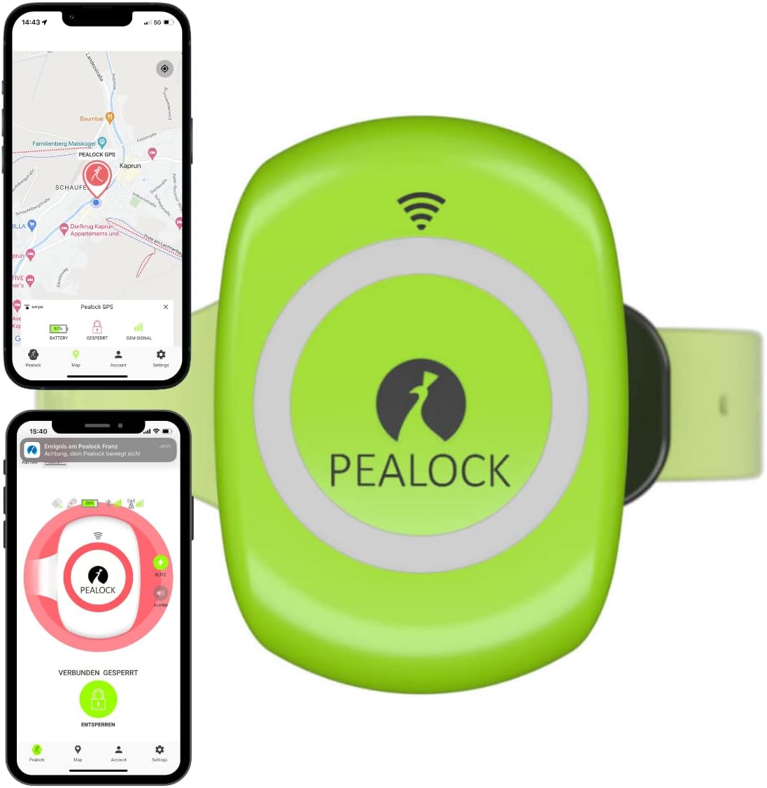 I LOCK IT GPS Fahrradschloss Mit Live Tracking - Smarte Alarmanlage 110dB Für Fahrräder