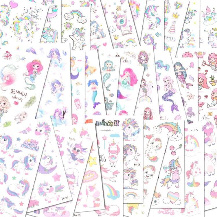 ACWOO Butterfly Temporary Tattoos, 12PCS Butterfly Glitter Tattoos for Kids, Waterproof Removable Butterfly Tattoos Stickers for Girls Party Bag Fillers, Birthday, Gifts, Party Supplies