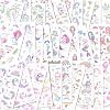ACWOO Eenhoorn Tijdelijke Tattoos, 30 Vellen Eenhoorn Zeemeermin Tijdelijke Tattoo Stickers voor Kinderen, 350+ Patronen…