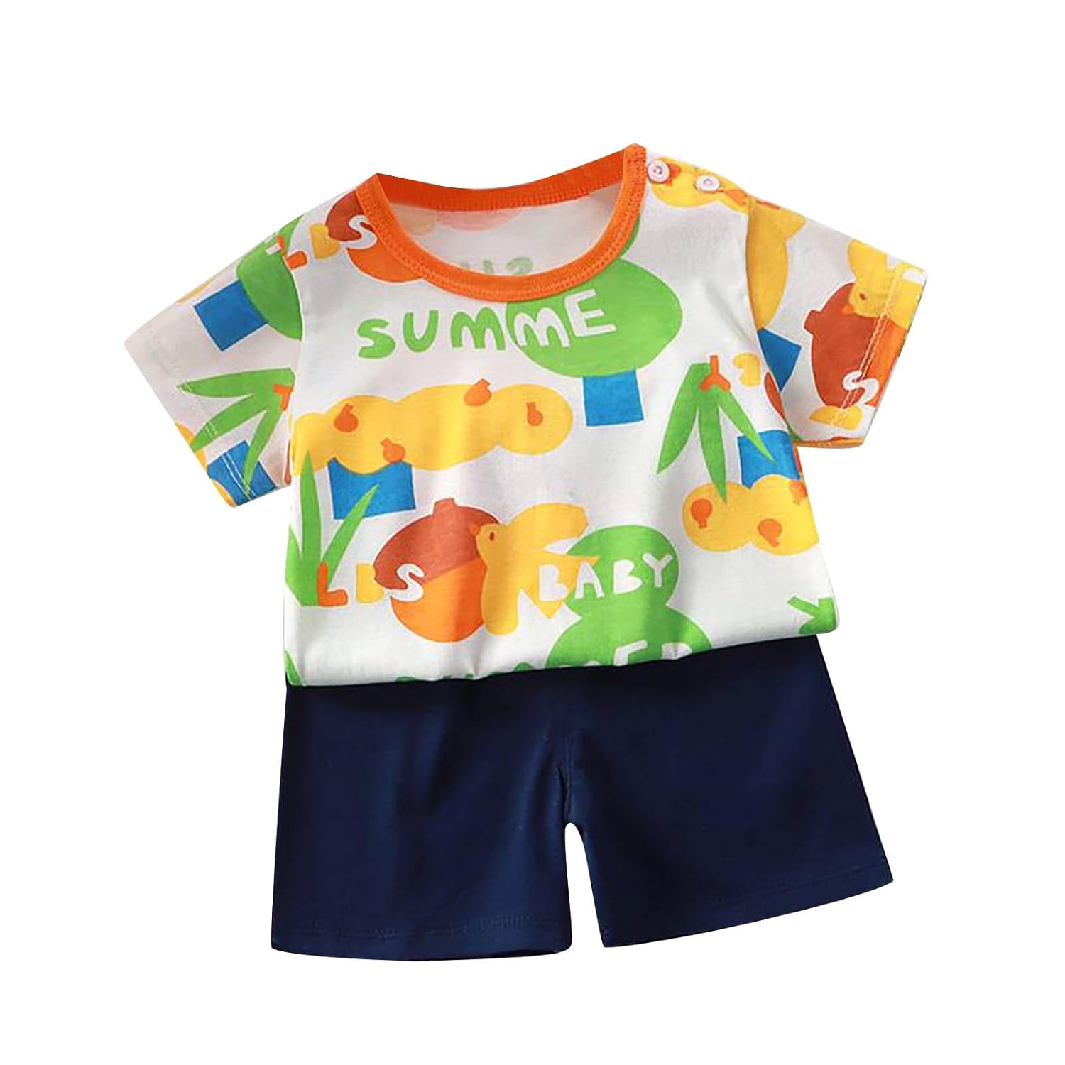 Moonker Winter Outfits for Boys 4t Baby Sweet Summer Clothes Cute Animal Prints Short Sleeve T Shirt Cute