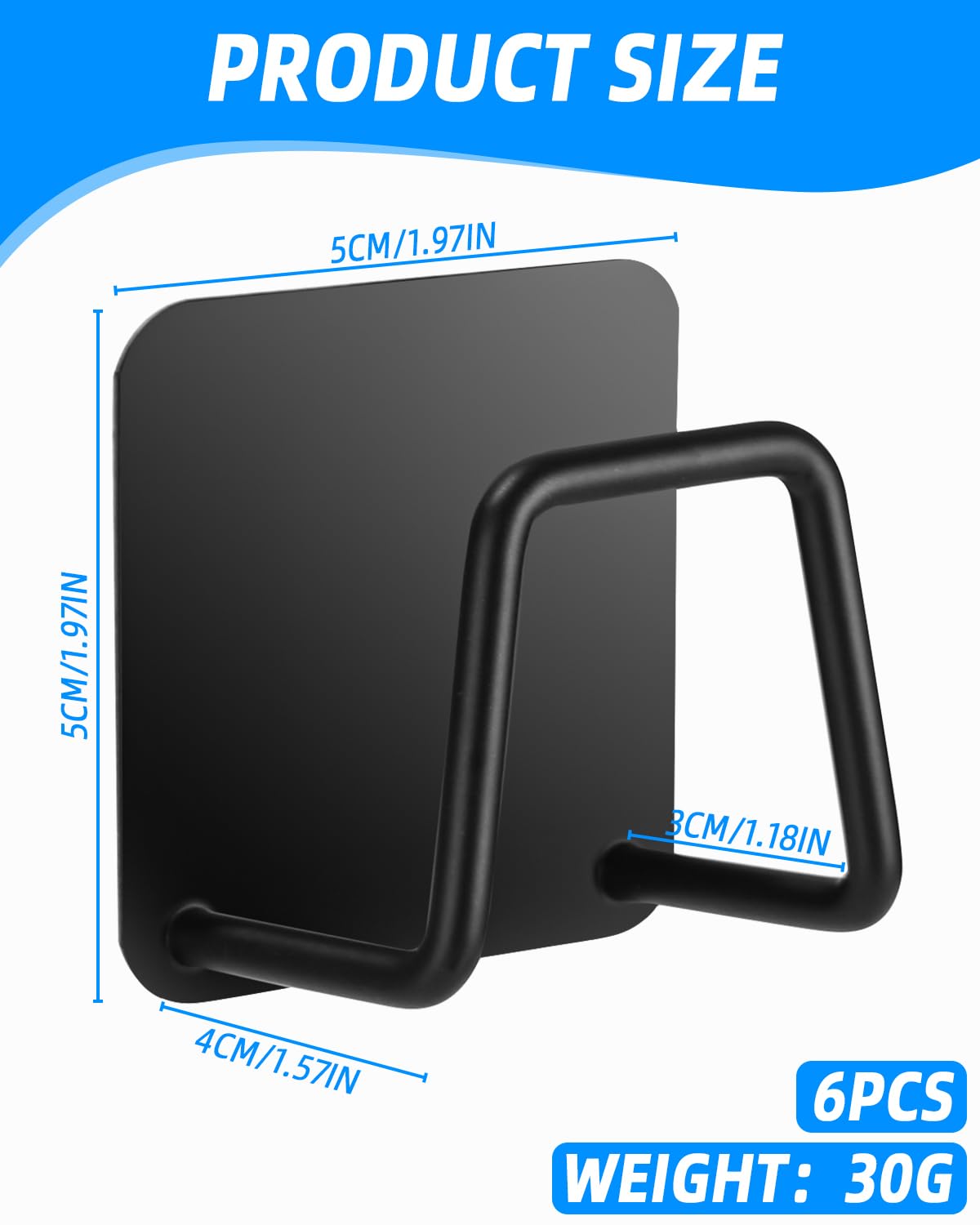 6 Portaspugne In Acciaio Inox 304 - Ganci Autoadesivi Per Lavello, Senza Foratura - Cucina E Bagno - Foto 6