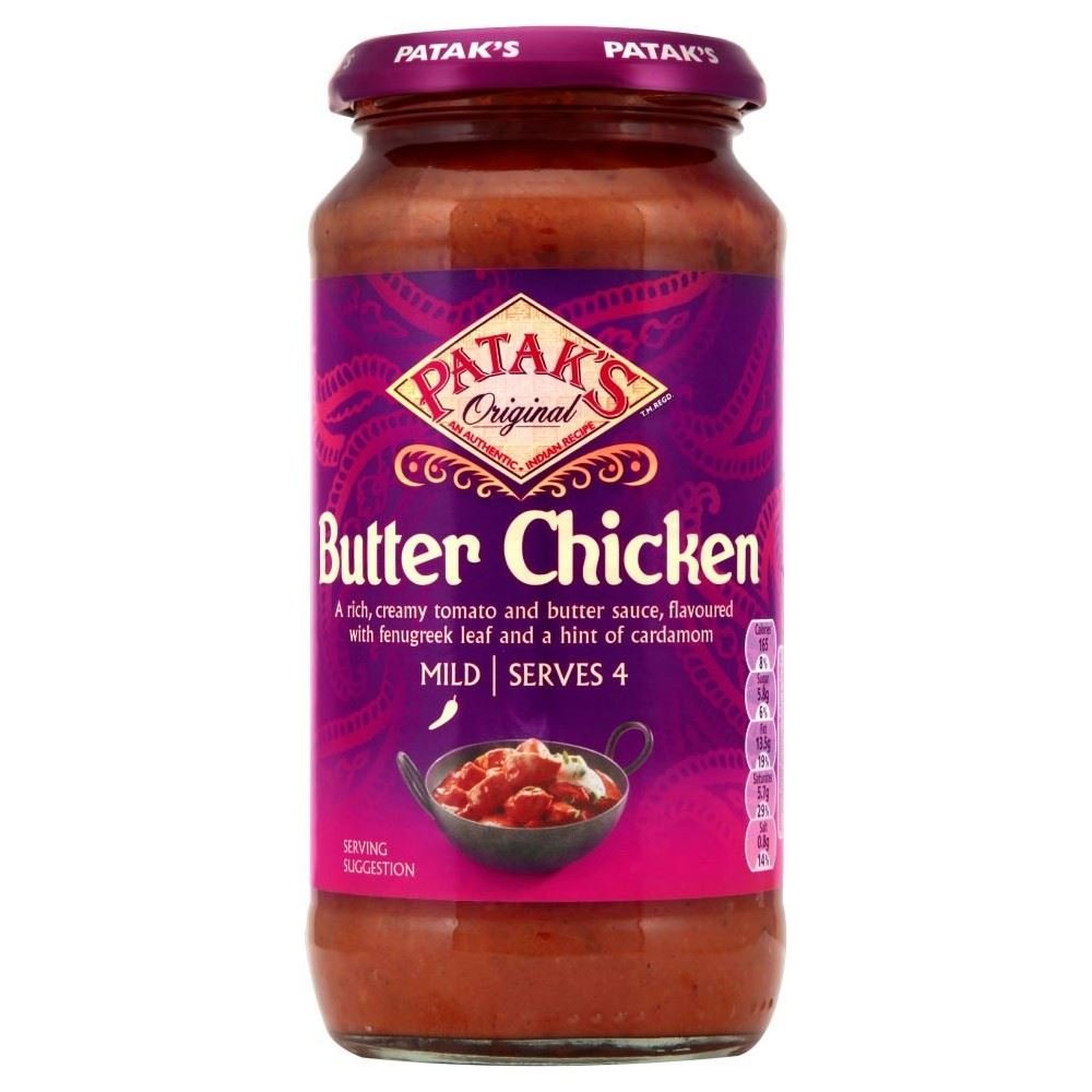 Patak's Original De La Salsa De Mantequilla De Pollo (450g) (Paquete de 6)