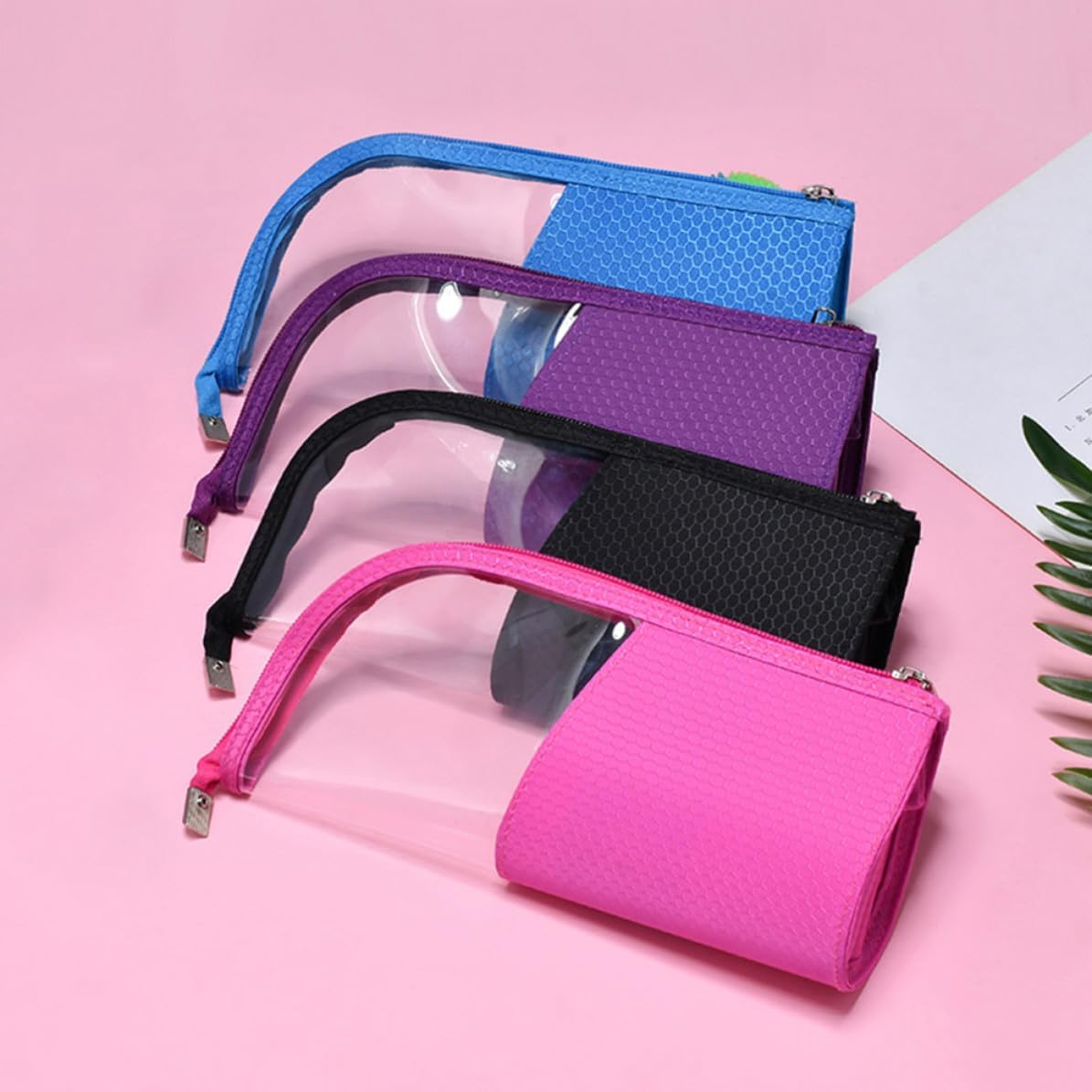 Travel Makeup Brush Holder Bag Waterproof Tpu Oxford Cloth Compact image 4
