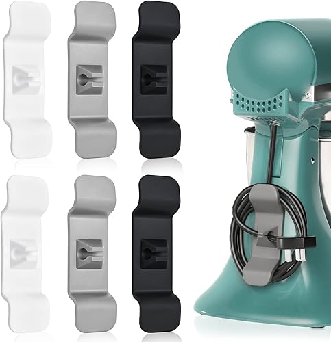 6 organizadores de cables para electrodomésticos enrollador de cables de cocina soporte de cable de diseño más reciente enrollador de cables palo de