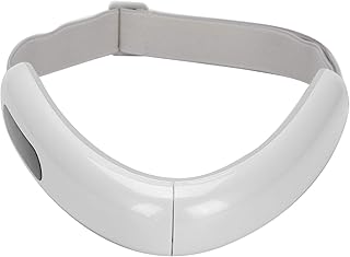 Levantador de rosto, máscara de emagrecimento facial máquina de queixo duplo para firmar e apertar máscara de levantamento de pele vibração elétrica máquina de beleza massageador remendos de fita para levantamento de rosto massageador de rosto branco