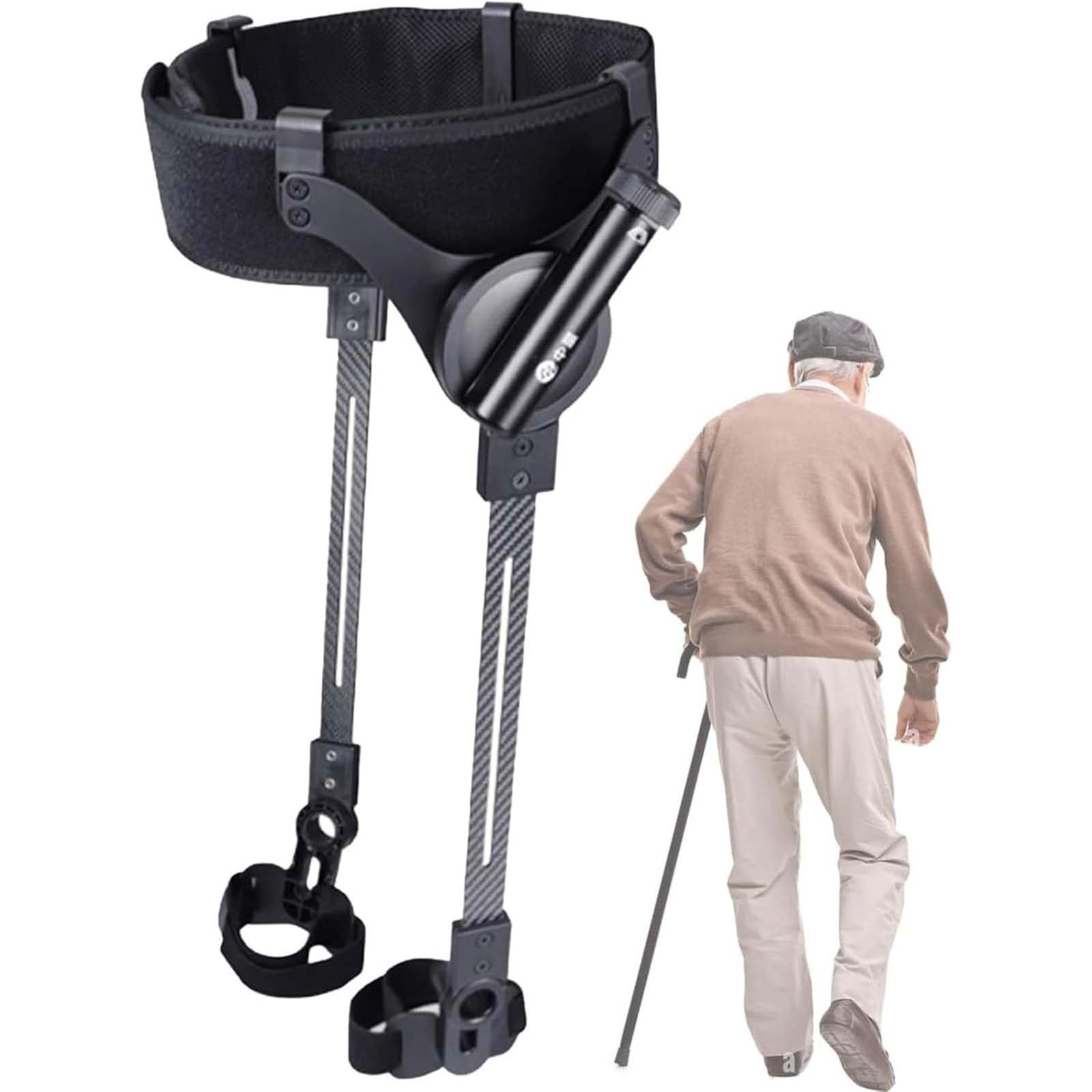 Bion-ic Leg Lift Aid, Regulowane Urządzenie Wspomagające Kończyny Dolne | Bez Baterii, Urządzenie Wspomagające Chodzenie W Przypadku Jednostronnego Osłabienia, Wsparcie Podczas Wędrówek(Both Legs,M)