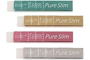 Sakura Foam Erasers Pure Slim 4 Colors