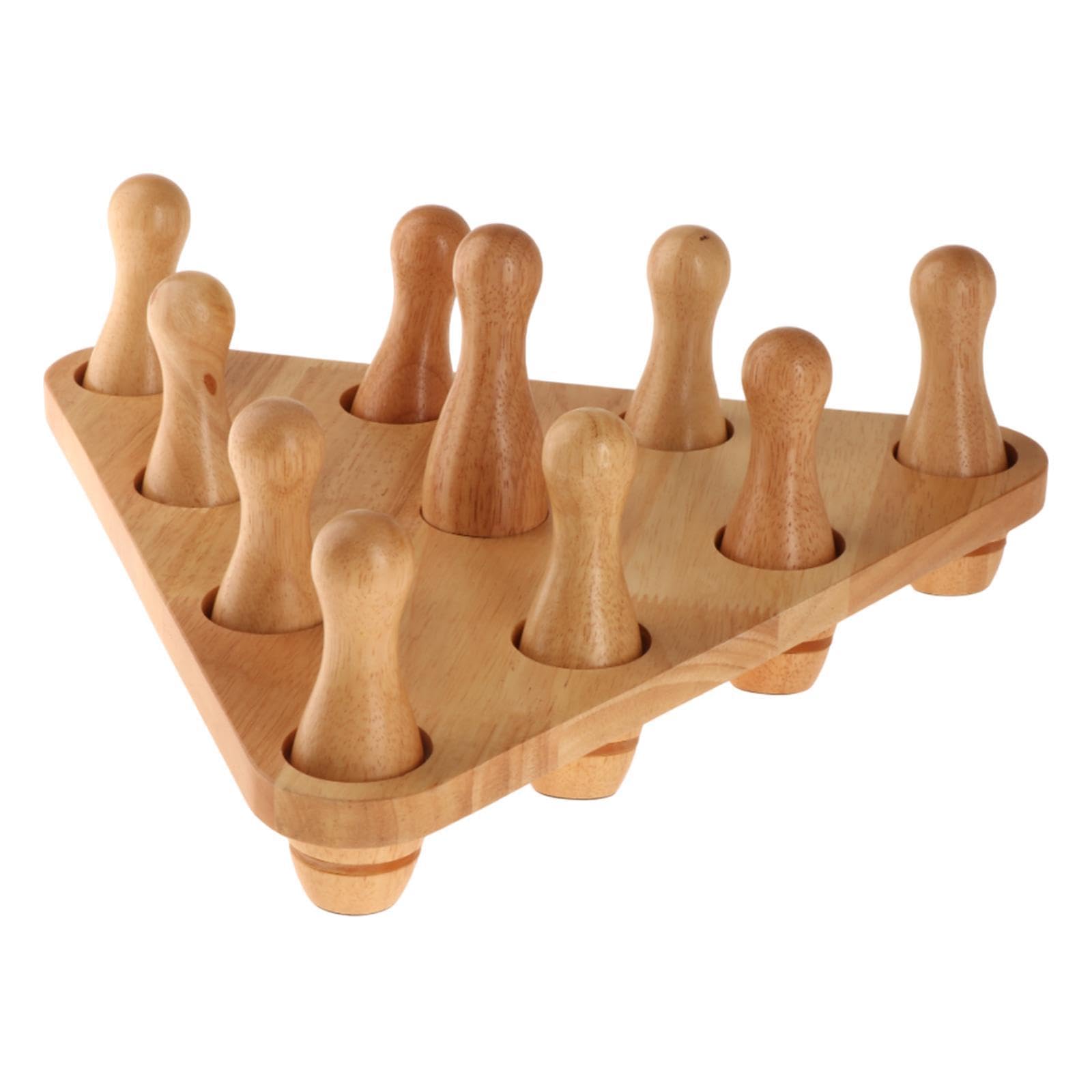 Oshhni Juego de Bolos de Tejo, Regalos, Juego de Bolos para Fiesta Familiar Deportiva, 10x