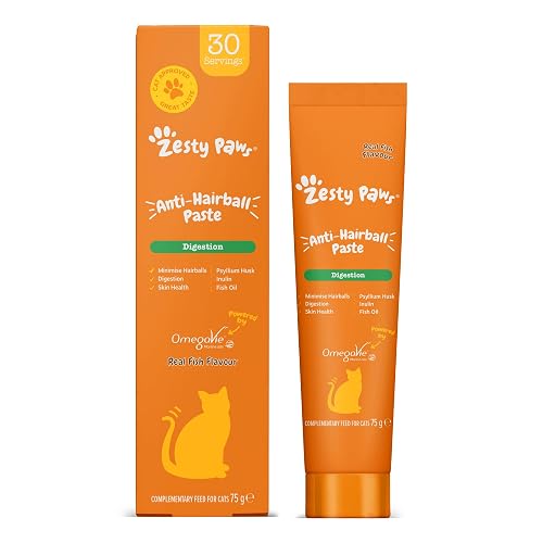 Zesty Paws Pasta anti-bolas de pelo para gatos