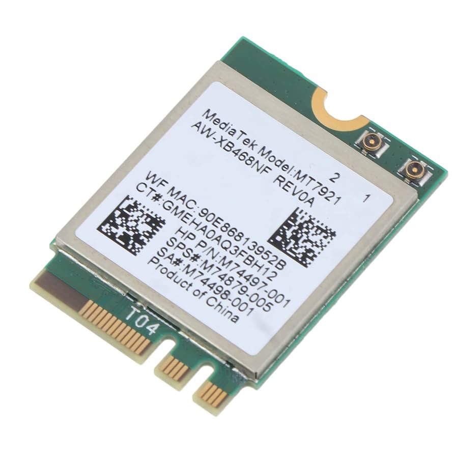 Amazon.co.jp: WiFi 6 ワイヤレスカード MT7921 Bluetooth-com