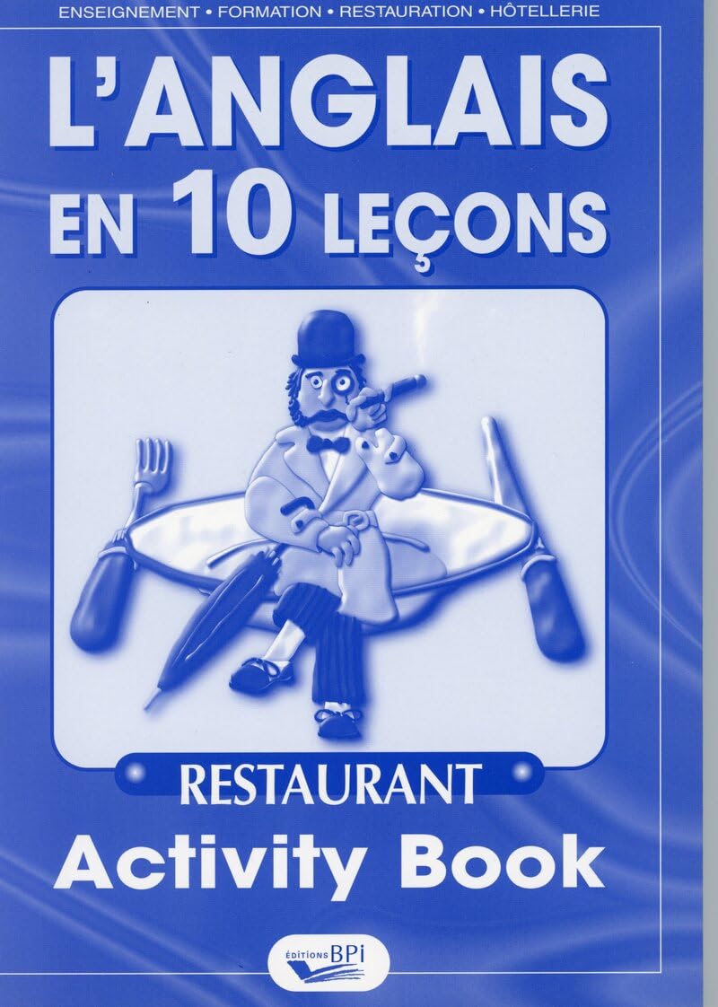 Anglais 10 leçons - Restaurant - Livre d'activités Brikké, Elisabeth