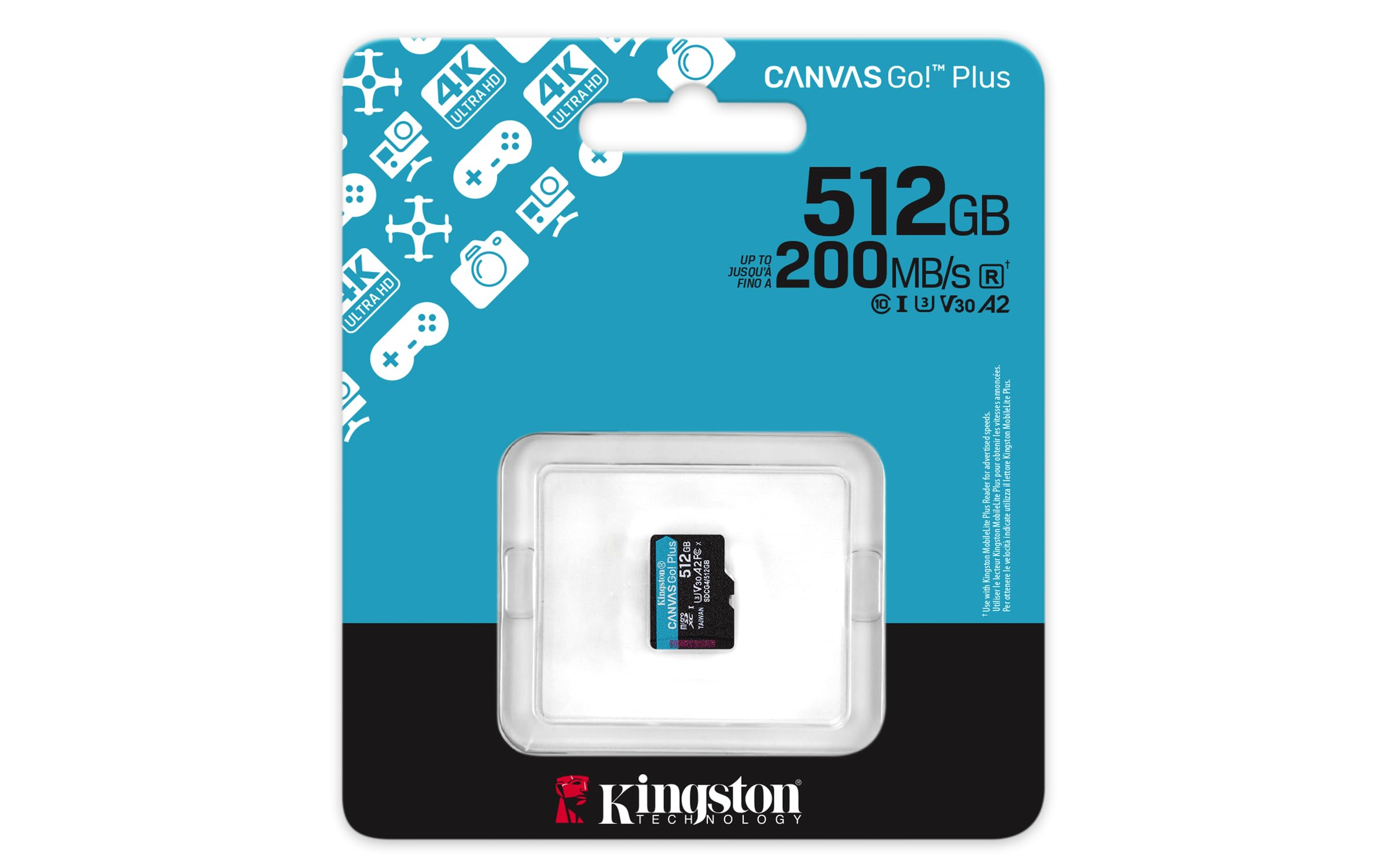 Amazon | Kingston Canvas Go Plus microSDXC メモリーカード Gen4 