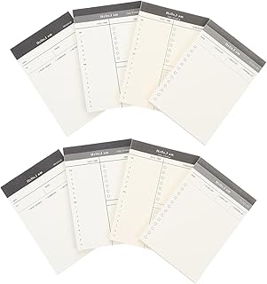 Tofficu 8pcs Notebook Tearable Notepad Office Calendar Writing Memo Notepad Daily Planner Daily Plan Notepads Portable Notepad Weekly Calendar Paper Portable Daily Planner Notepad