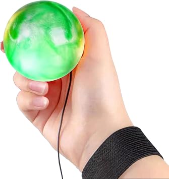 Wrist Return Ball - Training Practice Rubber Bounce Rebound Fidget Toy
