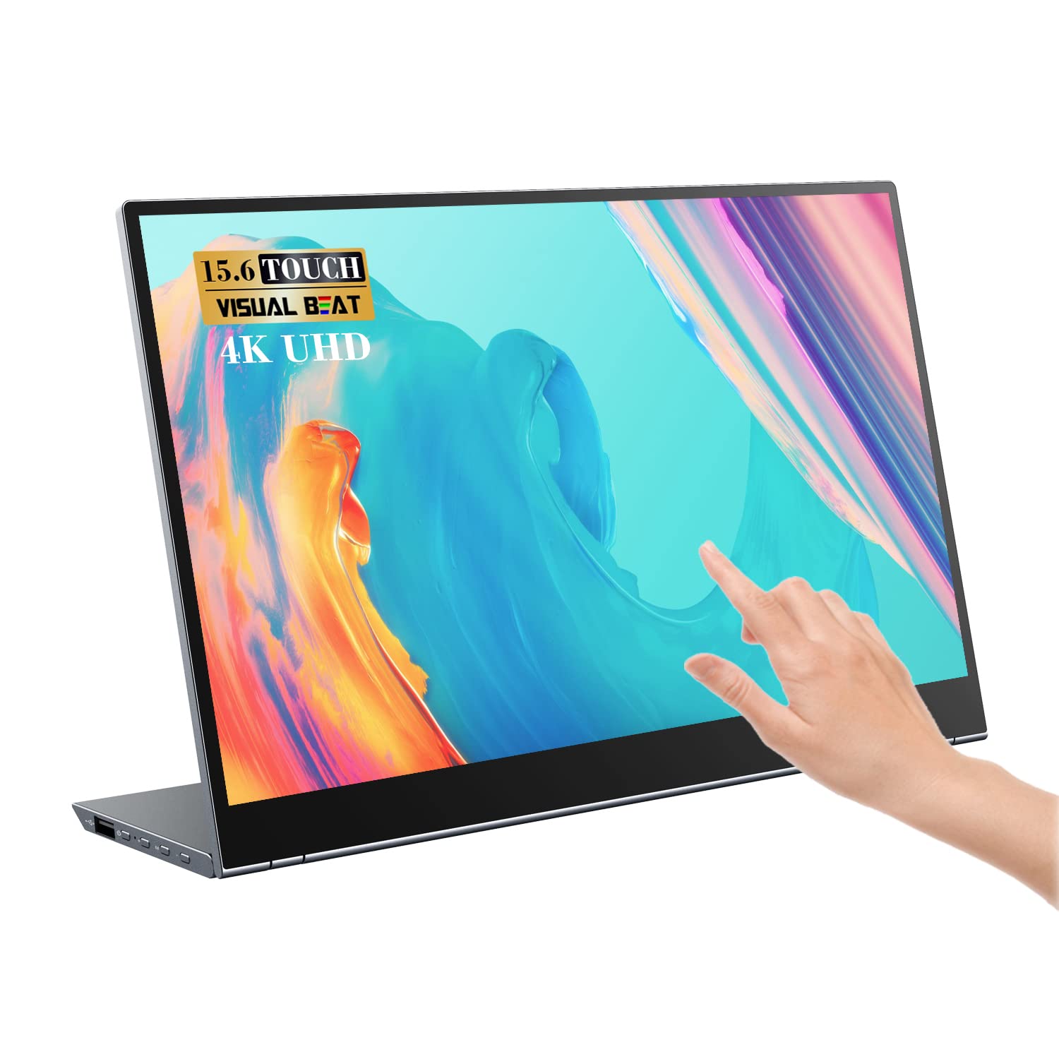 VISUAL BEAT 15.6インチ モバイルモニター Amazon.co.jp: Visual Beat 15.6インチ 4K モバイルモニター タッチ