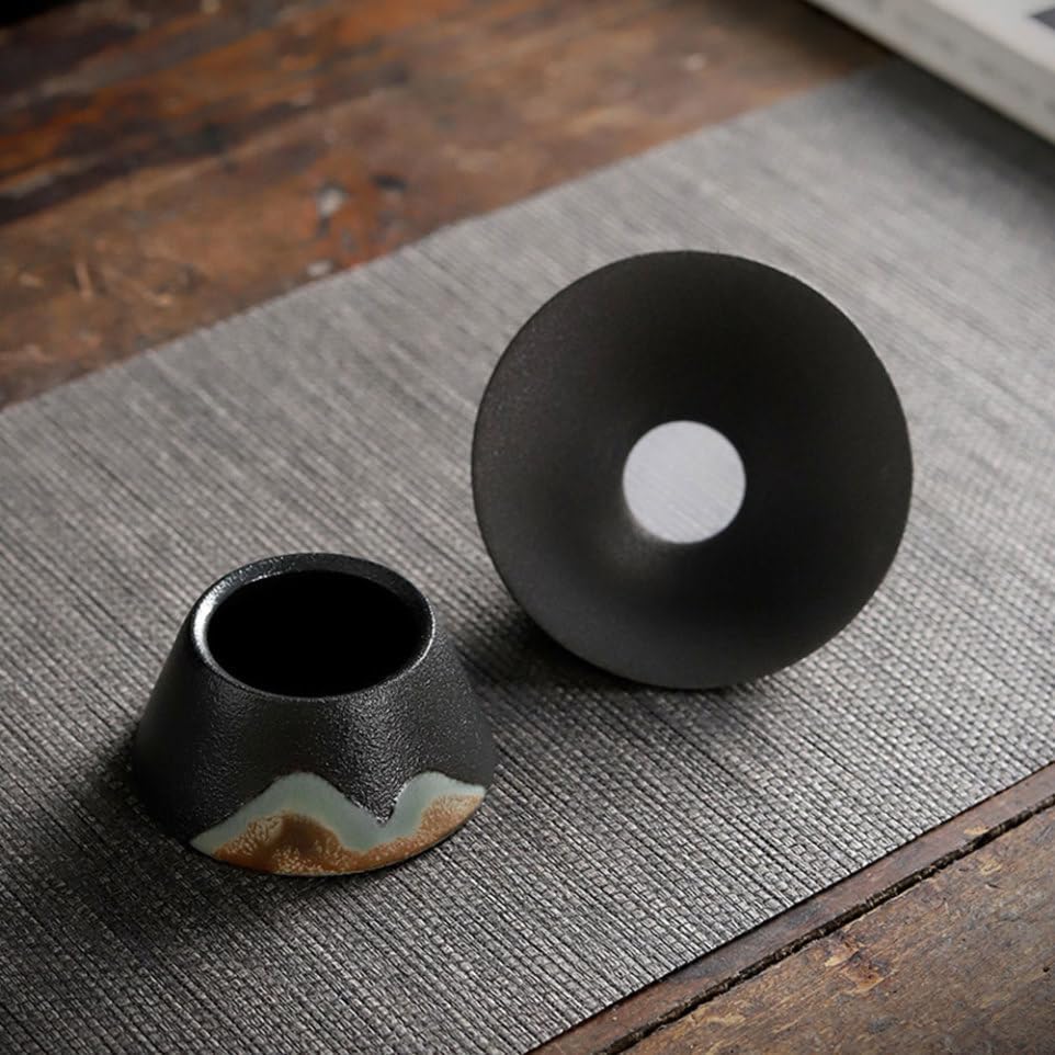 ABOOFAN Creative Ceramic Tea Strainer Accessory High Temperature Resistant Filter for Gongfu Tea and Easy to Use