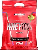 Integralmedica - Whey Protein Concentrado Gelato Di Latte 100% Pure Sabor de leite - 21g de Proteína por Scoop, Suplementação Alimentar Pós-Treino, Fórmula Enriquecida com BCAAs - Pouch 900g