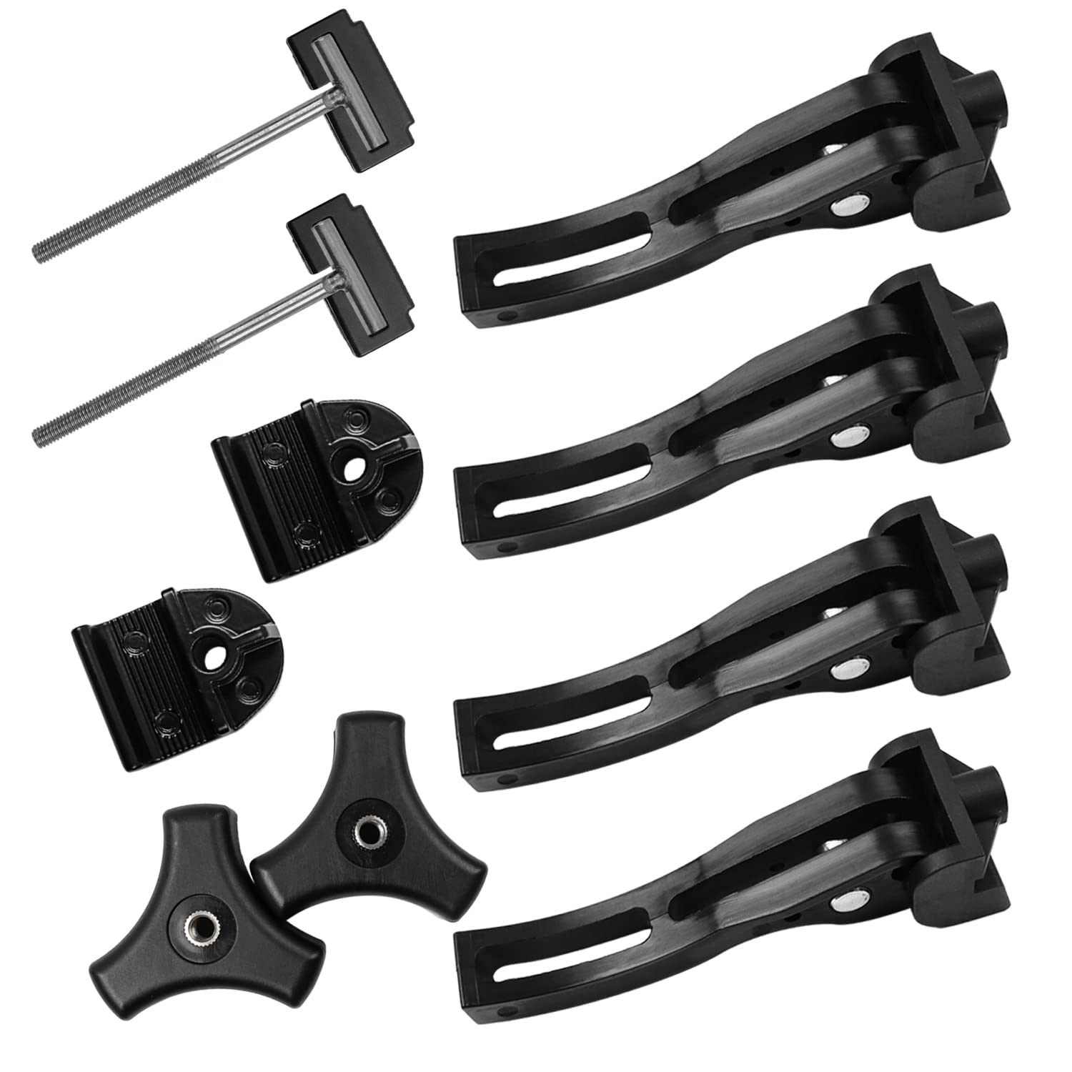 Universal Replacement Clamps For Hard Tri-Fold Tonneau Covers - Front/Rear Mounting
