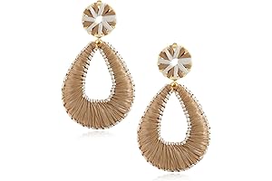 Boho Raffia Earrings: The Essence of Summer's Embrace