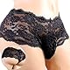 IWEMEK Männer Spitzen Unterwäsche Sissy Herren Spitze Slips G-Strings Tanga Erotik Dessous Unterhose Briefs Herren Strumpfband Unterwäsche mit Spitze Rüsche Sexy Kostüm Nachtwäsche Schwarz Rot