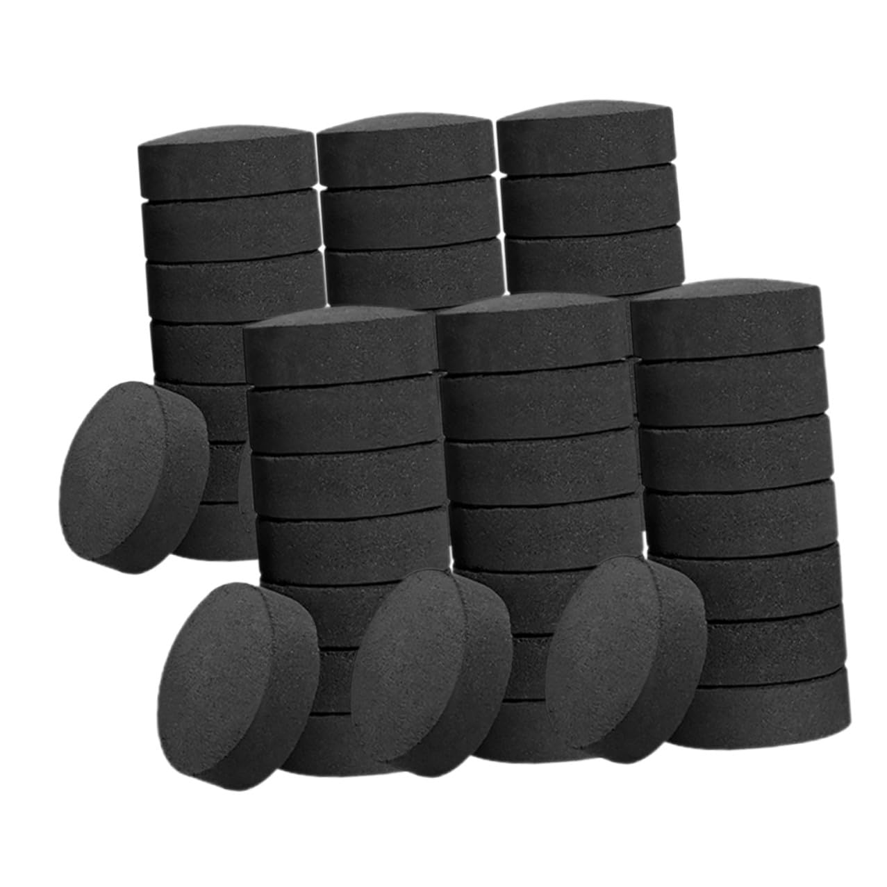70 naturalnych pastylek Chal do przenośnego grilla, łatwe do rozpalenia, 40 mm, wielofunkcyjne, kempingowe i zewnętrzne, ogniskowe, idealne do domowego kominka