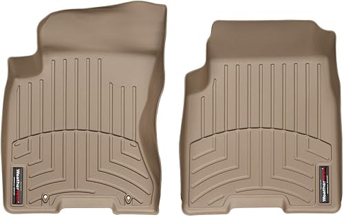 Miniatura 1 de WeatherTech Revestimientos de suelo de ajuste personalizado para Nissan Rogue, Rogue Select - 1 fila (451351), color marrón