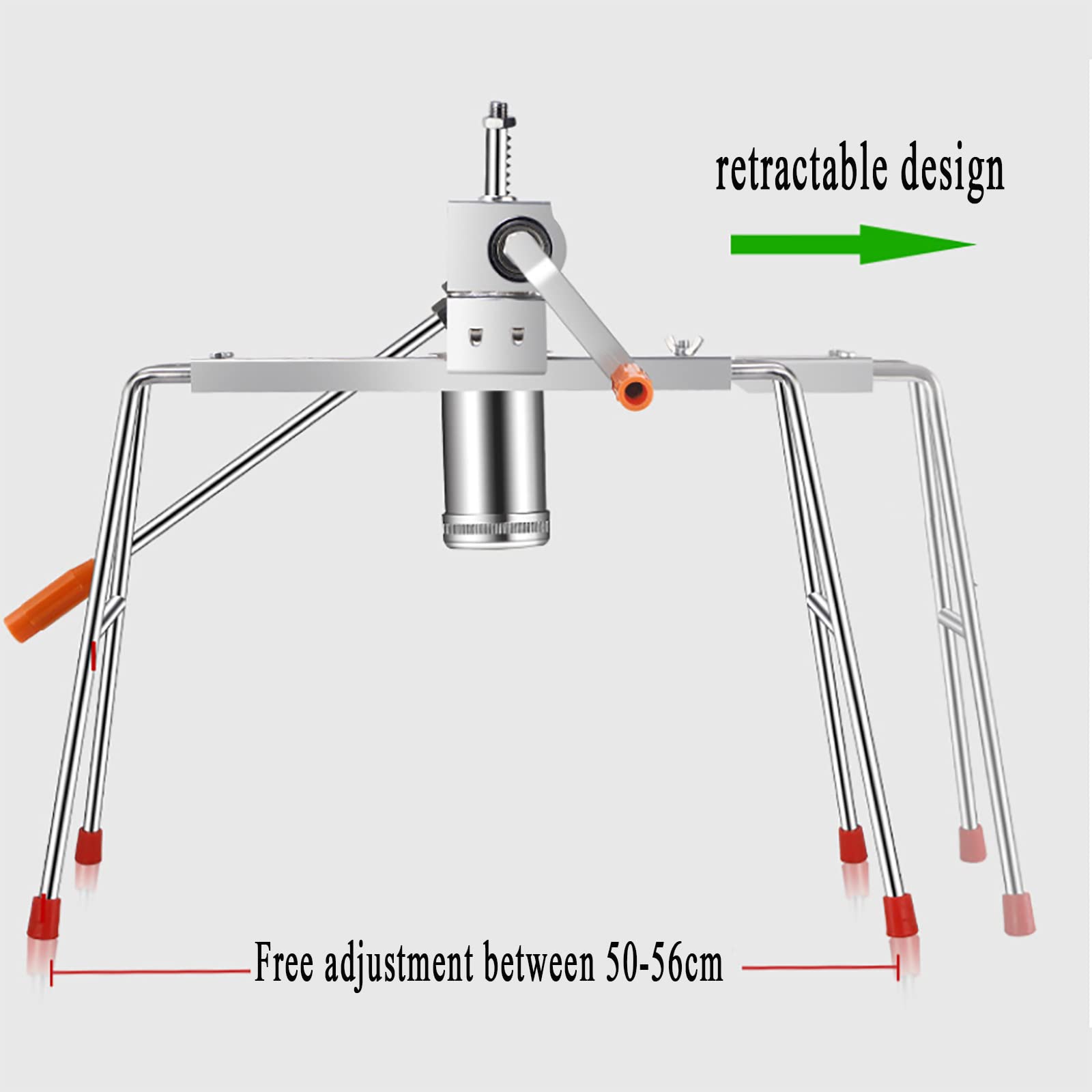 Pressa manuale per tagliatelle con 9 stampi, lunghezza regolabile, design stabile per la preparazione di pasta fresca