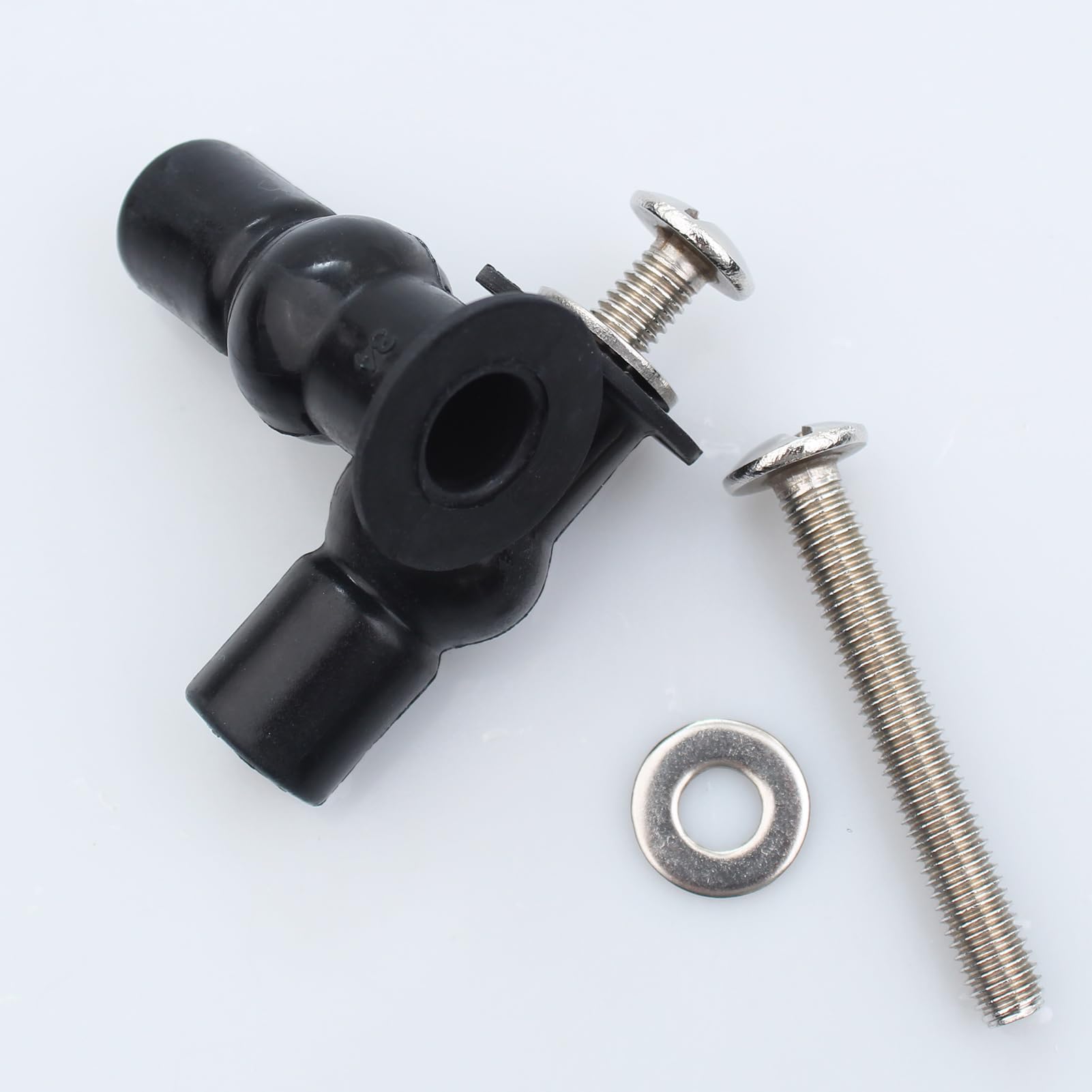 2 Piezas Tornillos Tapa WC,Fijación Bisagra Asiento Tornillos Inodoro,Universal,Material de Nailon,para Tapa de Inodoro (Estilo 2)