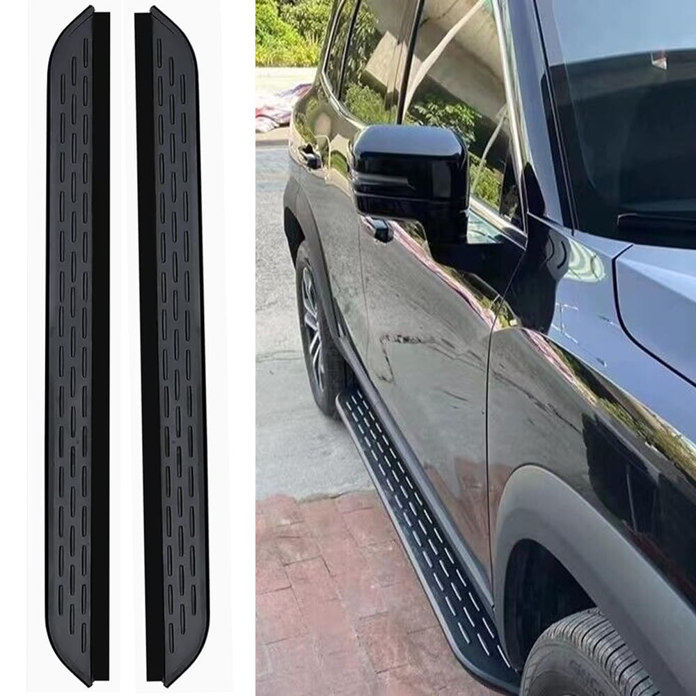2 szt. Deska do biegania do Lexus RX RX350 RX450h 2016-2022, akcesoria zewnętrzne samochodowe, stopnie boczne, NerfBar, aluminiowy (z wspornikami)