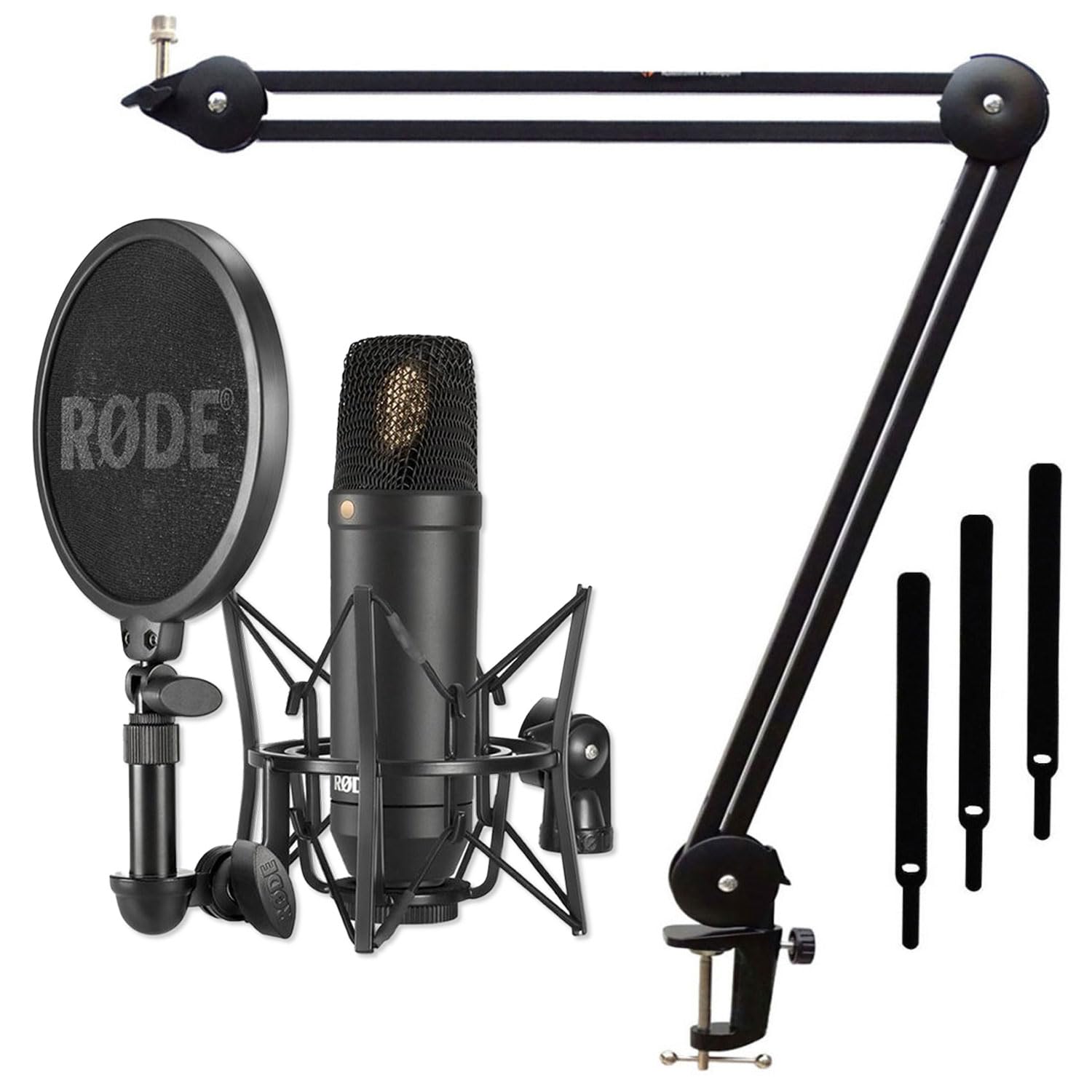 Rode NT1-Kit Studio-Mikrofon Set mit keepdrum Gelenkarm-Stativ