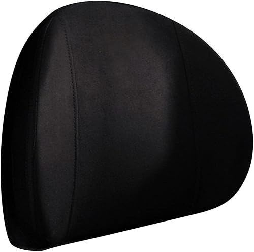 equlup Almohada lumbar para automóvil, soporte lumbar de espuma viscoelástica, cojín lumbar para aliviar el dolor de espalda, cojín lumbar para