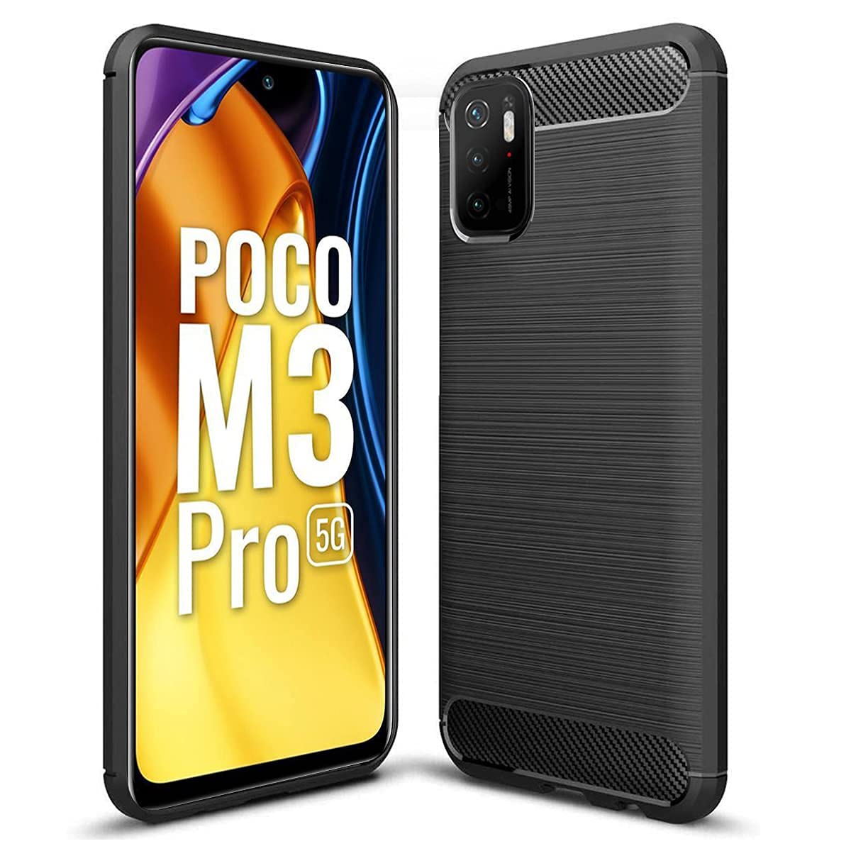 Dashmesh Shopping Back Case Cover for Poco M3 Pro/Redmi Note 10T 5G (Soft & Flexible Rubber Hybrid Black) (B0B8TBTR7G) Amazon Price History, Amazon Price Tracker