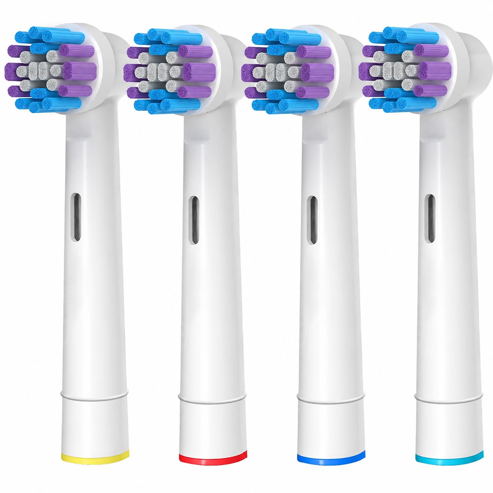 Wymienne głowice do szczoteczki do zębów Oral-B, 4-pak wymiennych głowic kompatybilnych z elektryczną szczoteczką do zębów Oral B Braun, 1 szt. (4 sztuki)
