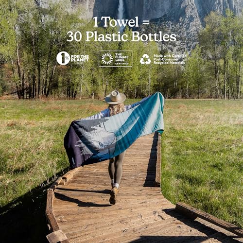 Image of Nomadix Original Towel - National Parks- Perfect for Beach, Pool, Travel, Camping, Yoga - Made with Recycled Materials - Super Absorbent - Sand Resistant