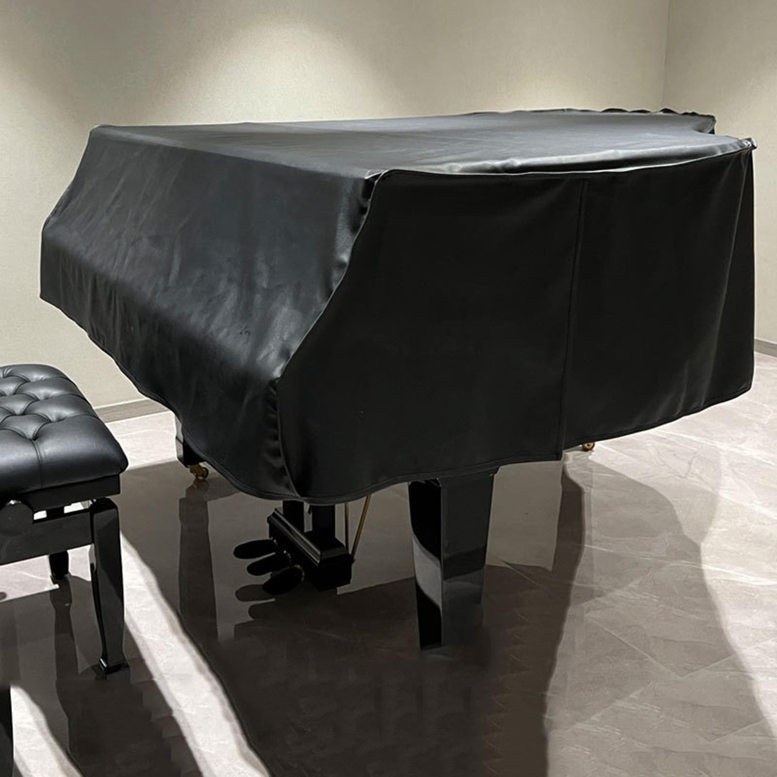 Protection Piano Poussière Housse De Piano Droit 138x200cm Verve Jelly - Protection Anti-Poussière Pour Yamaha Kawai Housse Pour Clavier De Piano