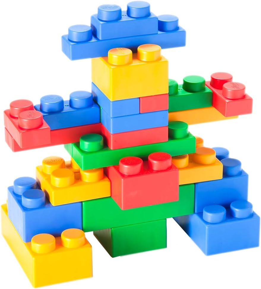 UNiPLAY Soft Building Blocks - Mix Plus Series (34 Pieces)
