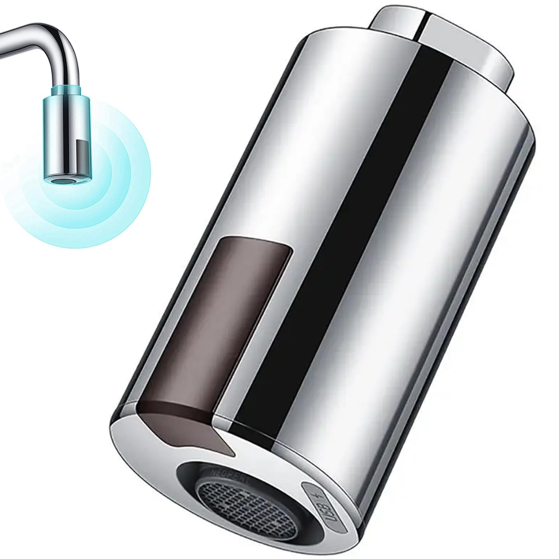 Grifo sin contacto, adaptador de grifo sin contacto, adaptador automático de sensor de movimiento de 2 modos, baño de ahorro de agua para cocina y baño