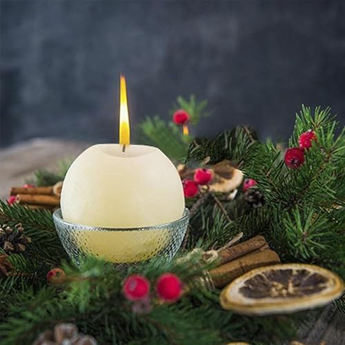 Miniatura 4 de Finyoffiy Molde de resina esférica redondo portavelas moldes de silicona molde de fundición de epoxi para jabón en forma de esfera 3D, moldes de