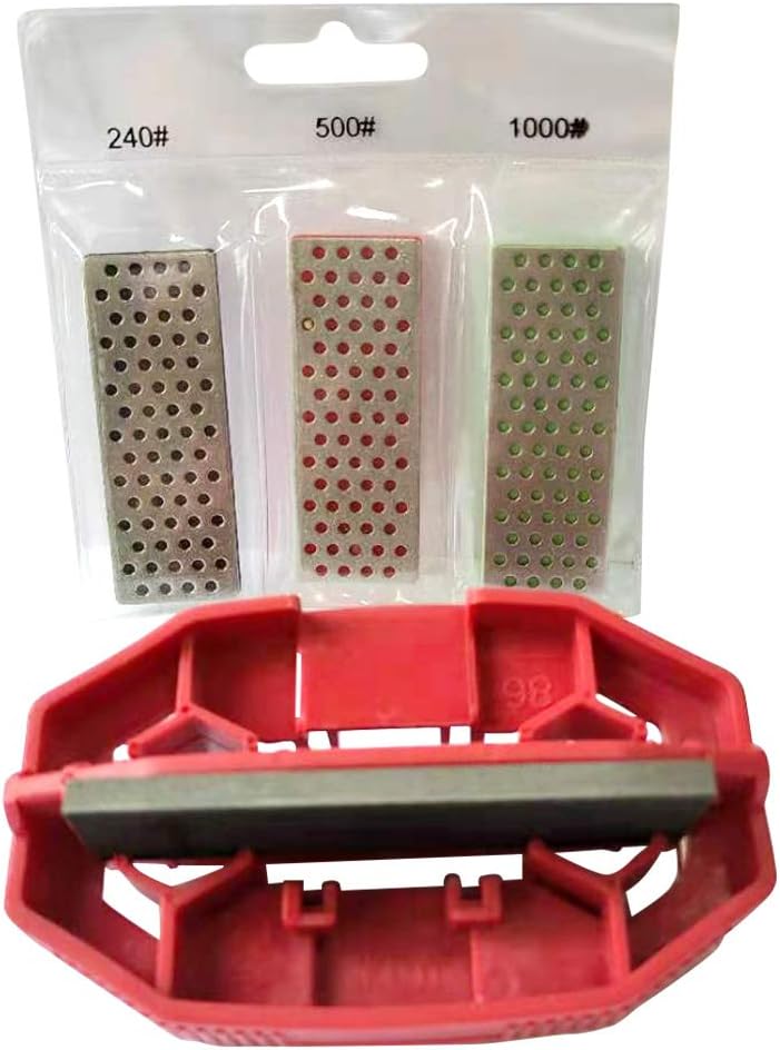 Snowboard Ski Edge Bevel Tuning ski Wax kit，Snowboard Tool, ski Edge Sharpener Tuner Side Ski Angle Tool & Diamonds (Tool+Diamonds)