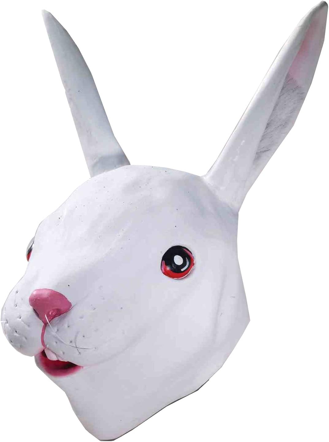 forum novelties men s deluxe latex rabbit mask