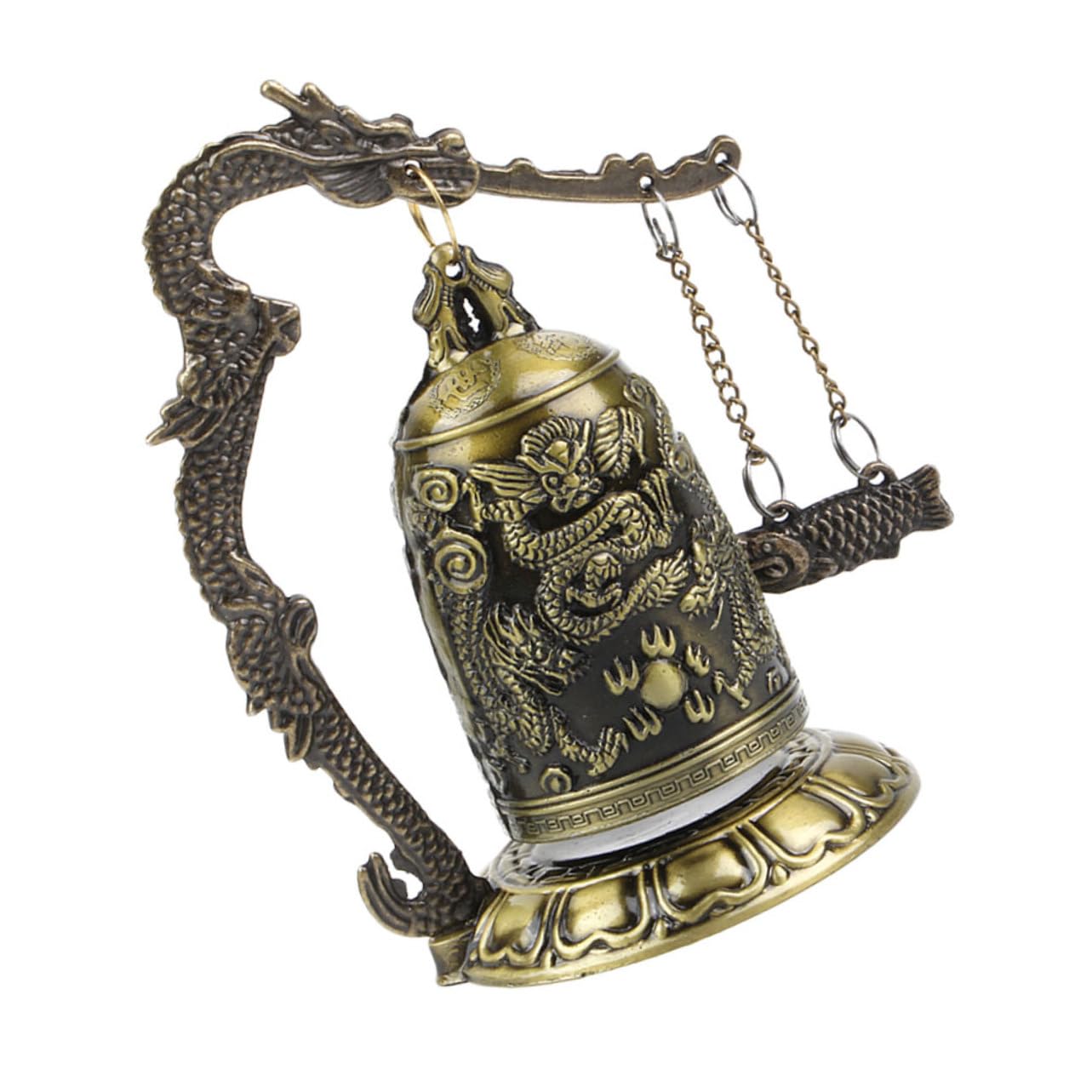 Amazon｜TOPPERFUN ヴィンテージドラゴンベル 彫刻入り製オーナメント