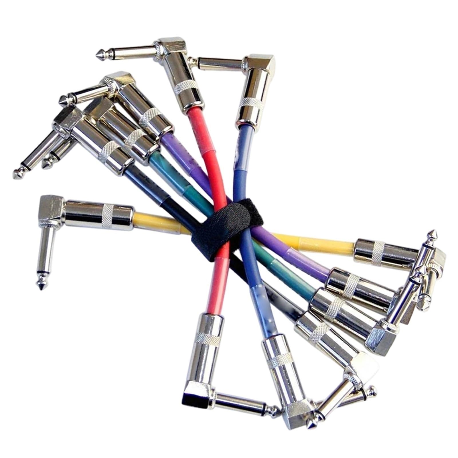 Kabel Do Gitary Akcesoria Do Kabli Pedałów Efektów Gitarowych 6 Części/partia Łatwy W Użyciu