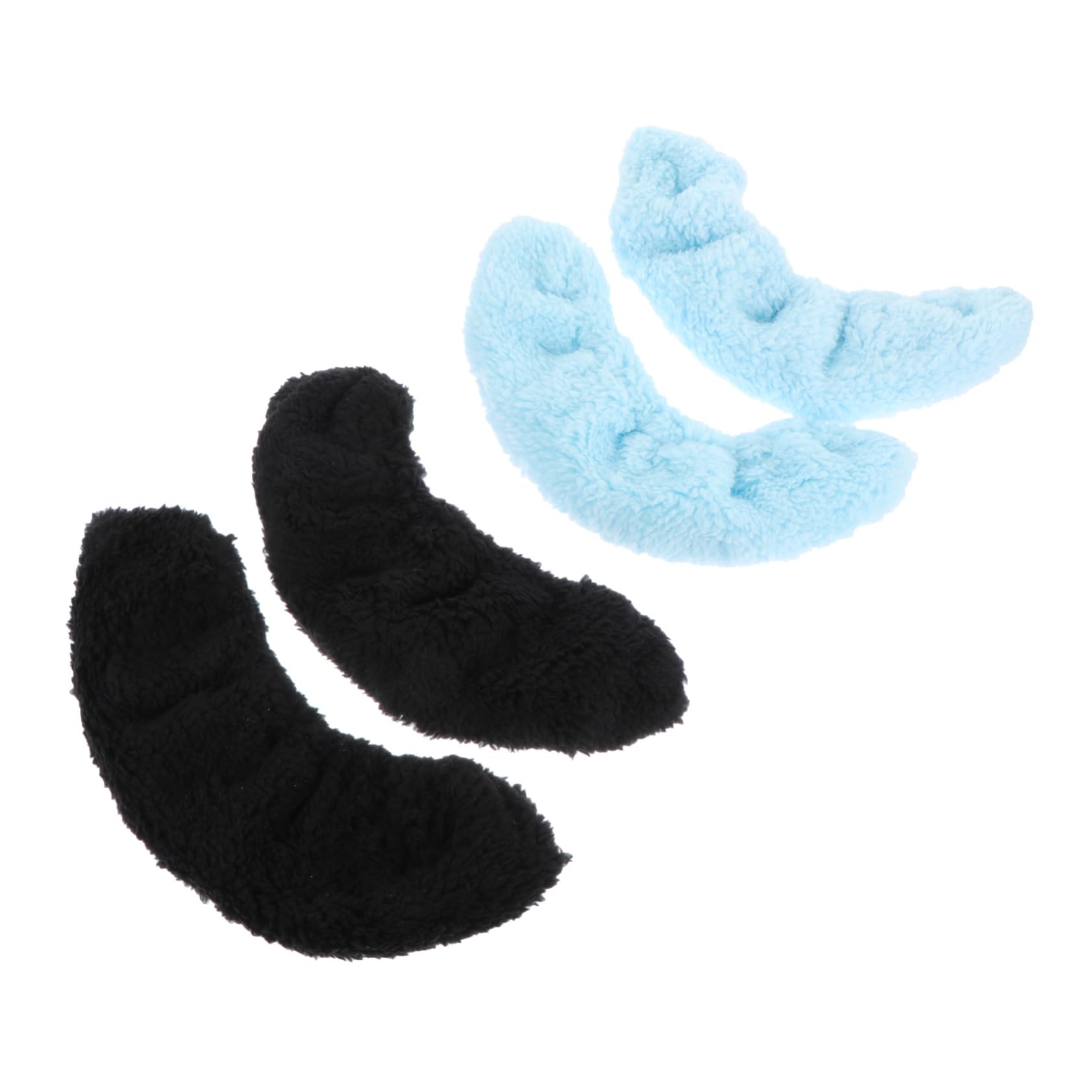 VICASKY 2Pairs Lightweight Ice Skating Blades Covers Fuzzy Protector Sleeves for Figure Hockey Skates Blade Protection Prevents Chipping for Skating Practice