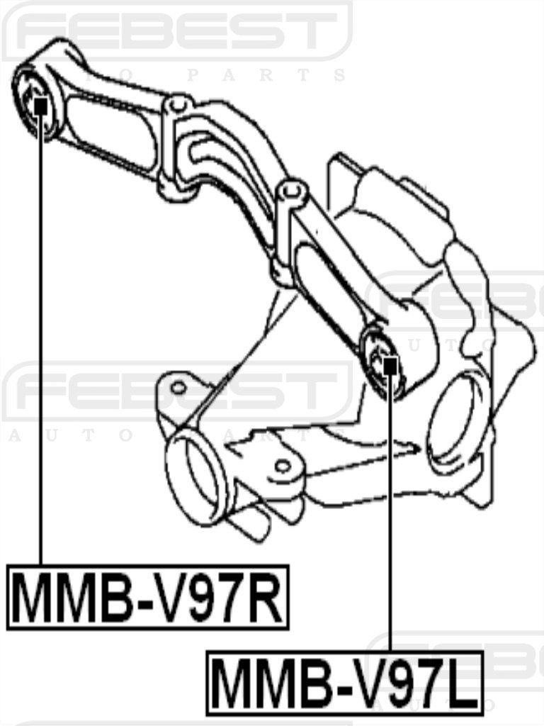 Amazon.com: Mr554289 - Arm Bushing (for Differential Mount) For 