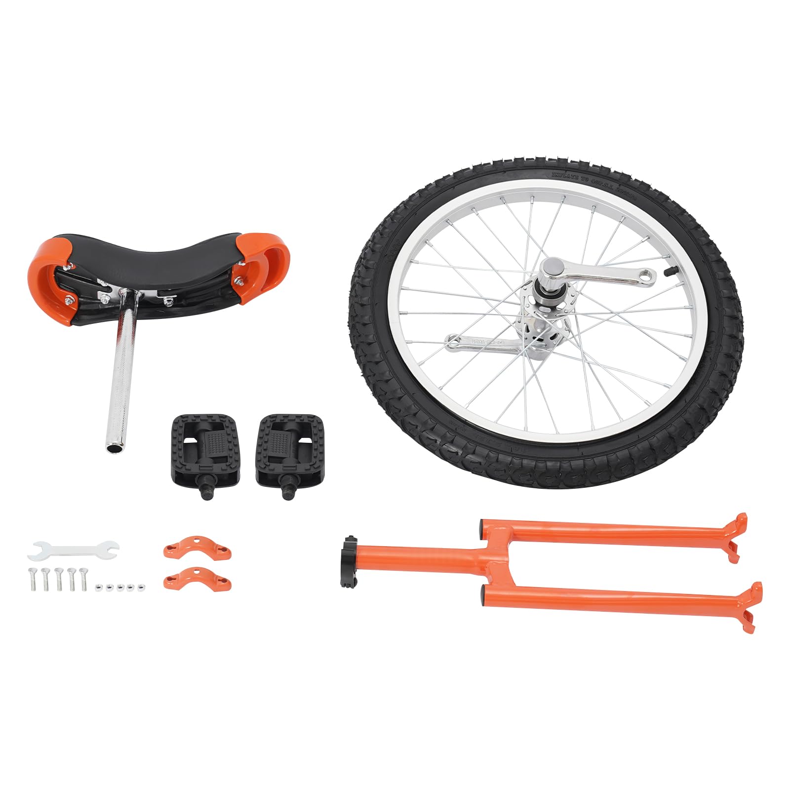 Monocycle de 18 Pouces pour Le Sport, monocycle réglable, entraînement d'équilibre pour 5 à 60 Ans, Cadre en Acier au manganèse, capacité de Charge jusqu'à 75 kg