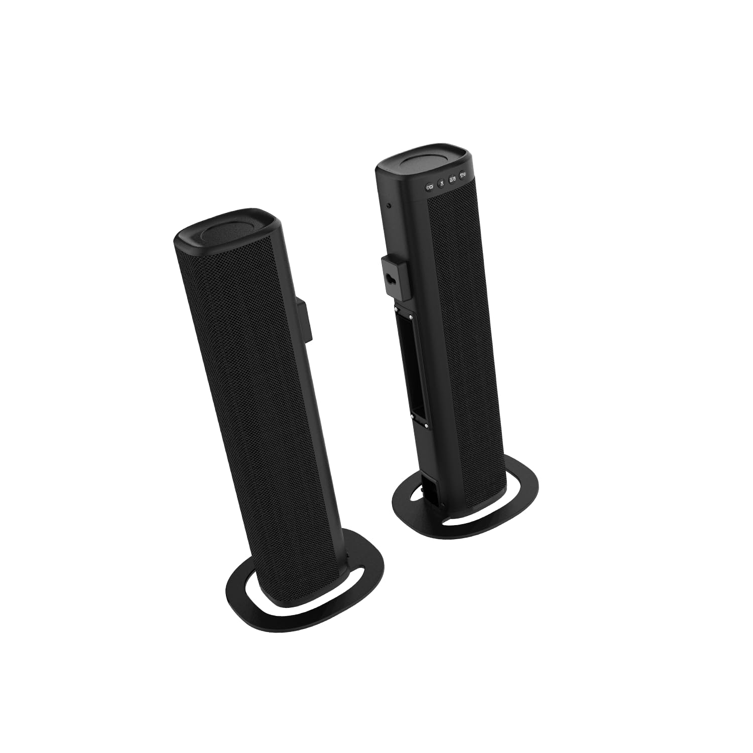 Puriom Sound Bar for Smart with Remote, for SD03，SD02, SD03-2,Compact Soundbar for TV/PC for Home,Gray