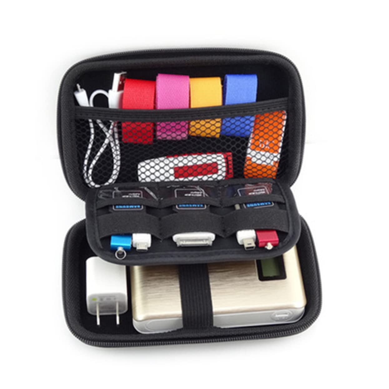 UPKOCH 3piezas Organizador De Accesorios Electrónicos Rojo Bolsa De Almacenamiento Portátil para Viajes para Cables Cargadores y Gadgets Protección y Orden Tus Viajes